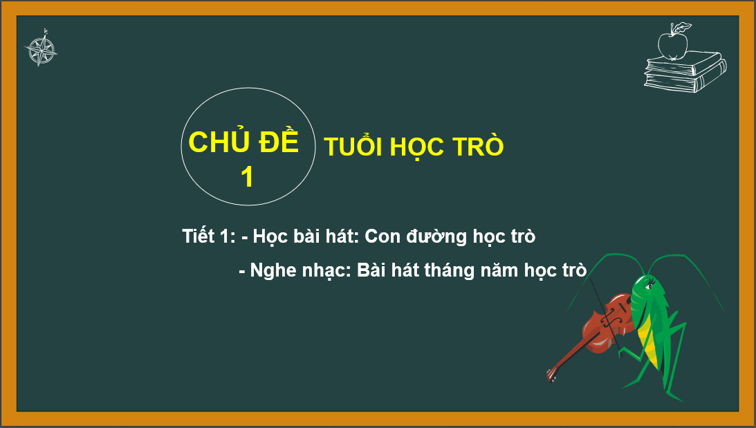 Giáo án điện tử Âm nhạc 6 Kết nối tri thức Hát: Bài hát Con đường học trò | PPT Âm nhạc 6