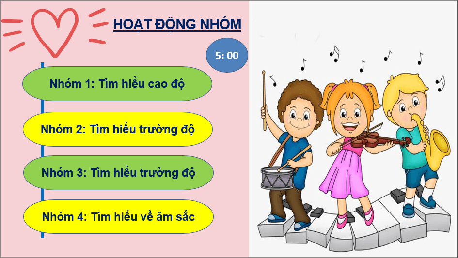 Giáo án điện tử Âm nhạc 6 Kết nối tri thức Lí thuyết âm nhạc: Các thuộc tính cơ bản của âm thanh có tính nhạc | PPT Âm nhạc 6