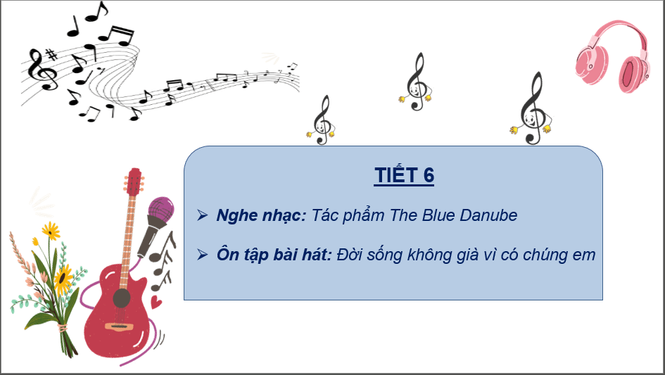 Giáo án điện tử Âm nhạc 6 Kết nối tri thức Nghe nhạc: Tác phẩm The Blue Danube | PPT Âm nhạc 6