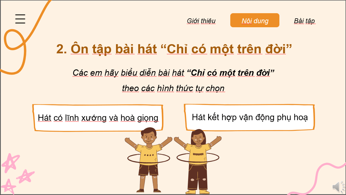 Giáo án điện tử Âm nhạc 6 Kết nối tri thức Vận dụng - Sáng tạo trang 52 | PPT Âm nhạc 6