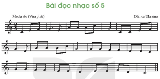Giáo án Âm nhạc 7 Kết nối tri thức Đọc nhạc: Bài đọc nhạc số 5 