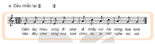 Giáo án Âm nhạc 7 Kết nối tri thức Lí thuyết âm nhạc: Dấu nhắc lại, dấu quay lại, khung thay đổi 