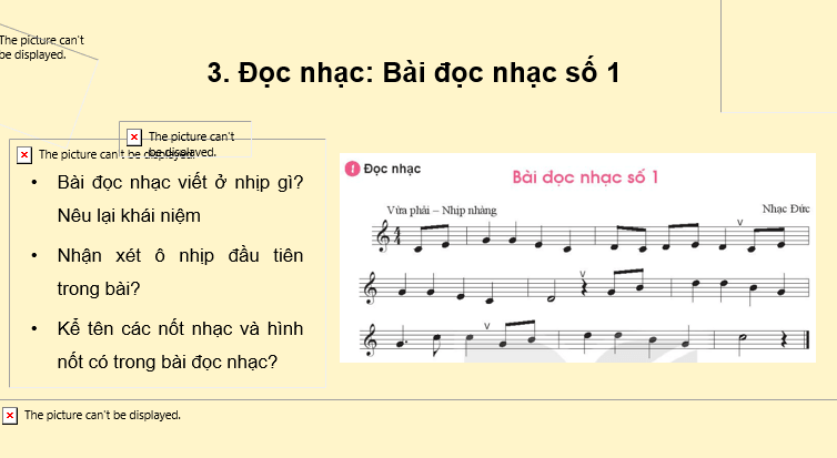Giáo án điện tử Âm nhạc 7 Kết nối tri thức Đọc nhạc: Bài đọc nhạc số 1 | PPT Âm nhạc 7