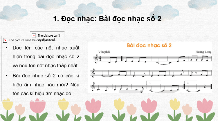 Giáo án điện tử Âm nhạc 7 Kết nối tri thức Đọc nhạc: Bài đọc nhạc số 2 | PPT Âm nhạc 7