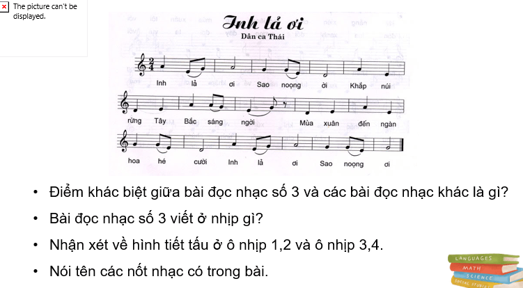 Giáo án điện tử Âm nhạc 7 Kết nối tri thức Đọc nhạc: Bài đọc nhạc số 3 | PPT Âm nhạc 7