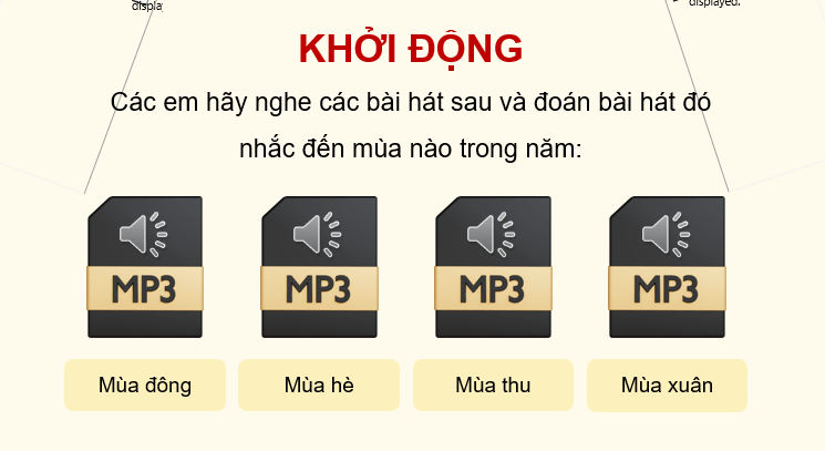 Giáo án điện tử Âm nhạc 7 Kết nối tri thức Hát: Bài hát Mùa xuân ơi | PPT Âm nhạc 7