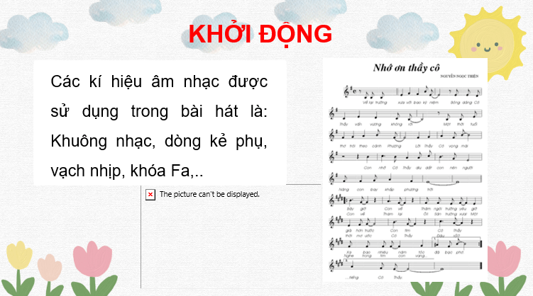 Giáo án điện tử Âm nhạc 7 Kết nối tri thức Lí thuyết âm nhạc: Dấu nhắc lại, dấu quay lại, khung thay đổi | PPT Âm nhạc 7
