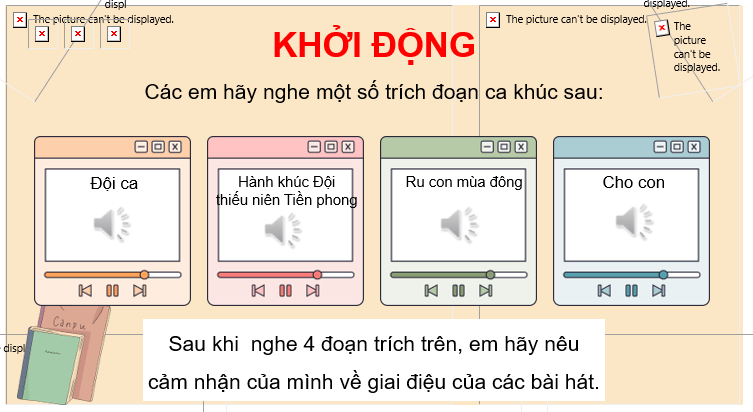 Giáo án điện tử Âm nhạc 7 Kết nối tri thức Thường thức âm nhạc: Giới thiệu một số thể loại ca khúc | PPT Âm nhạc 7
