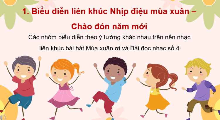 Giáo án điện tử Âm nhạc 7 Kết nối tri thức Vận dụng - Sáng tạo trang 44 | PPT Âm nhạc 7