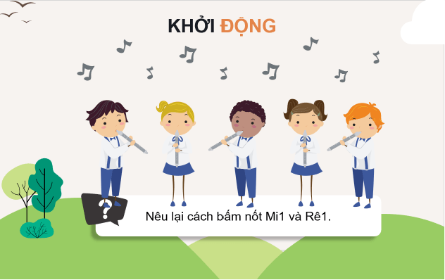 Giáo án điện tử Âm nhạc 8 Kết nối tri thức Nhạc cụ: Recorder hoặc kèn phím trang 32 | PPT Âm nhạc 8