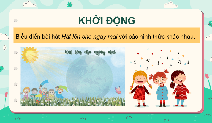 Giáo án điện tử Âm nhạc 8 Kết nối tri thức Vận dụng - Sáng tạo trang 50 | PPT Âm nhạc 8