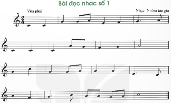 Giáo án Âm nhạc 9 Kết nối tri thức Đọc nhạc: Bài đọc nhạc số 1