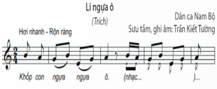 Giáo án Âm nhạc 9 Kết nối tri thức Nghe nhạc: Bài hát Lí ngựa ô (Dân ca Trung Bộ)
