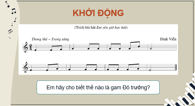 Giáo án điện tử Âm nhạc 9 Kết nối tri thức Đọc nhạc: Bài đọc nhạc số 1 | PPT Âm nhạc 9