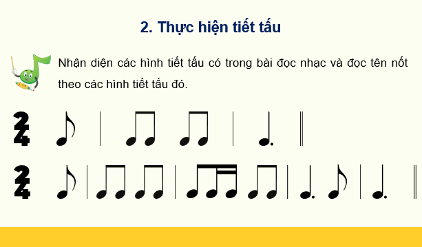 Giáo án điện tử Âm nhạc 9 Kết nối tri thức Đọc nhạc: Bài đọc nhạc số 4 | PPT Âm nhạc 9