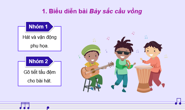 Giáo án điện tử Âm nhạc 9 Kết nối tri thức Vận dụng – Sáng tạo trang 20 | PPT Âm nhạc 9