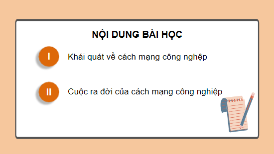 Giáo án điện tử Công nghệ 10 Kết nối tri thức Bài 6: Cách mạng công nghiệp | PPT Công nghệ 10