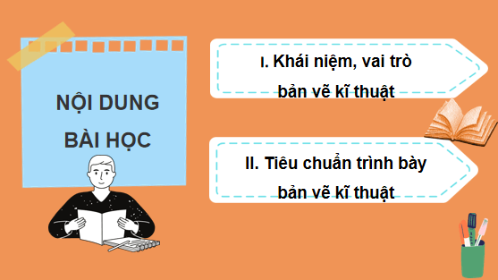 Giáo án điện tử Công nghệ 10 Kết nối tri thức Bài 8: Bản vẽ kĩ thuật và tiêu chuẩn trình bày bản vẽ kĩ thuật | PPT Công nghệ 10