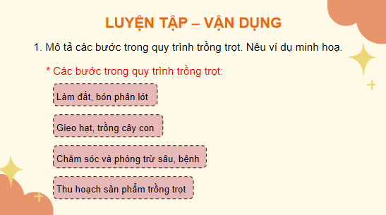 Giáo án điện tử Công nghệ 10 Kết nối tri thức Ôn tập chương 6 | PPT Công nghệ 10