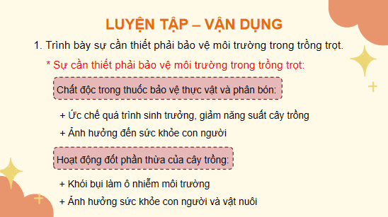 Giáo án điện tử Công nghệ 10 Kết nối tri thức Ôn tập chương 8 | PPT Công nghệ 10