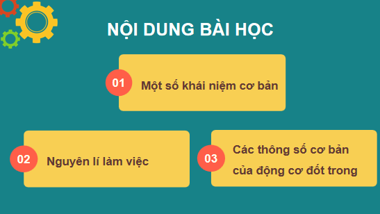 Giáo án điện tử Công nghệ 11 Kết nối tri thức Bài 18: Nguyên lí làm việc của động cơ đốt trong | PPT Công nghệ 11