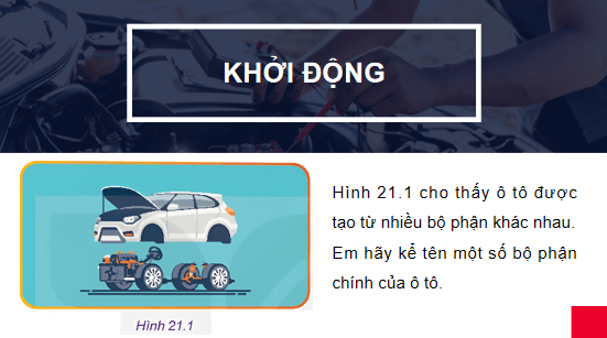 Giáo án điện tử Công nghệ 11 Kết nối tri thức Bài 21: Khái quát chung về ô tô | PPT Công nghệ 11