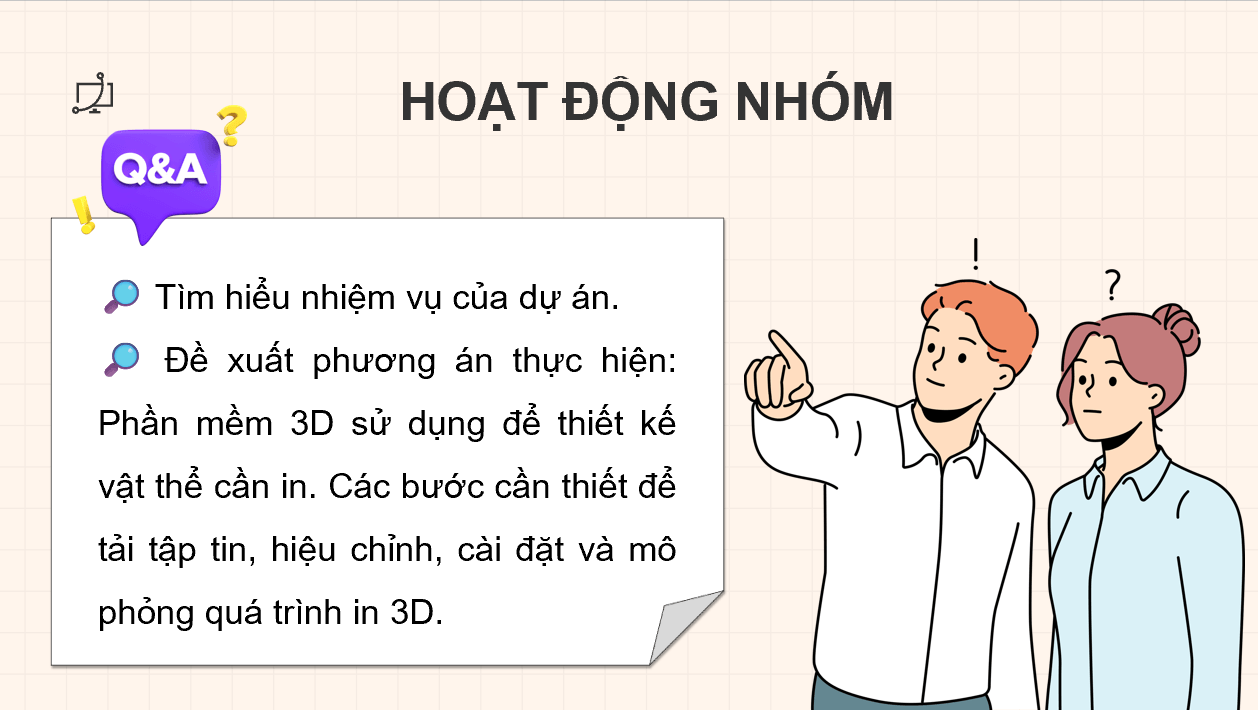 Giáo án điện tử Chuyên đề Công nghệ 11 Kết nối tri thức Bài 11: Dự án: In vật thể 3D cơ bản | PPT Chuyên đề Công nghệ 11