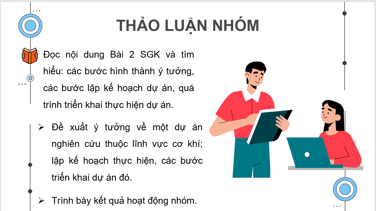 Giáo án điện tử Chuyên đề Công nghệ 11 Kết nối tri thức Bài 2: Hình thành ý tưởng, lập kế hoạch, triển khai dự án nghiên cứu | PPT Chuyên đề Công nghệ 11