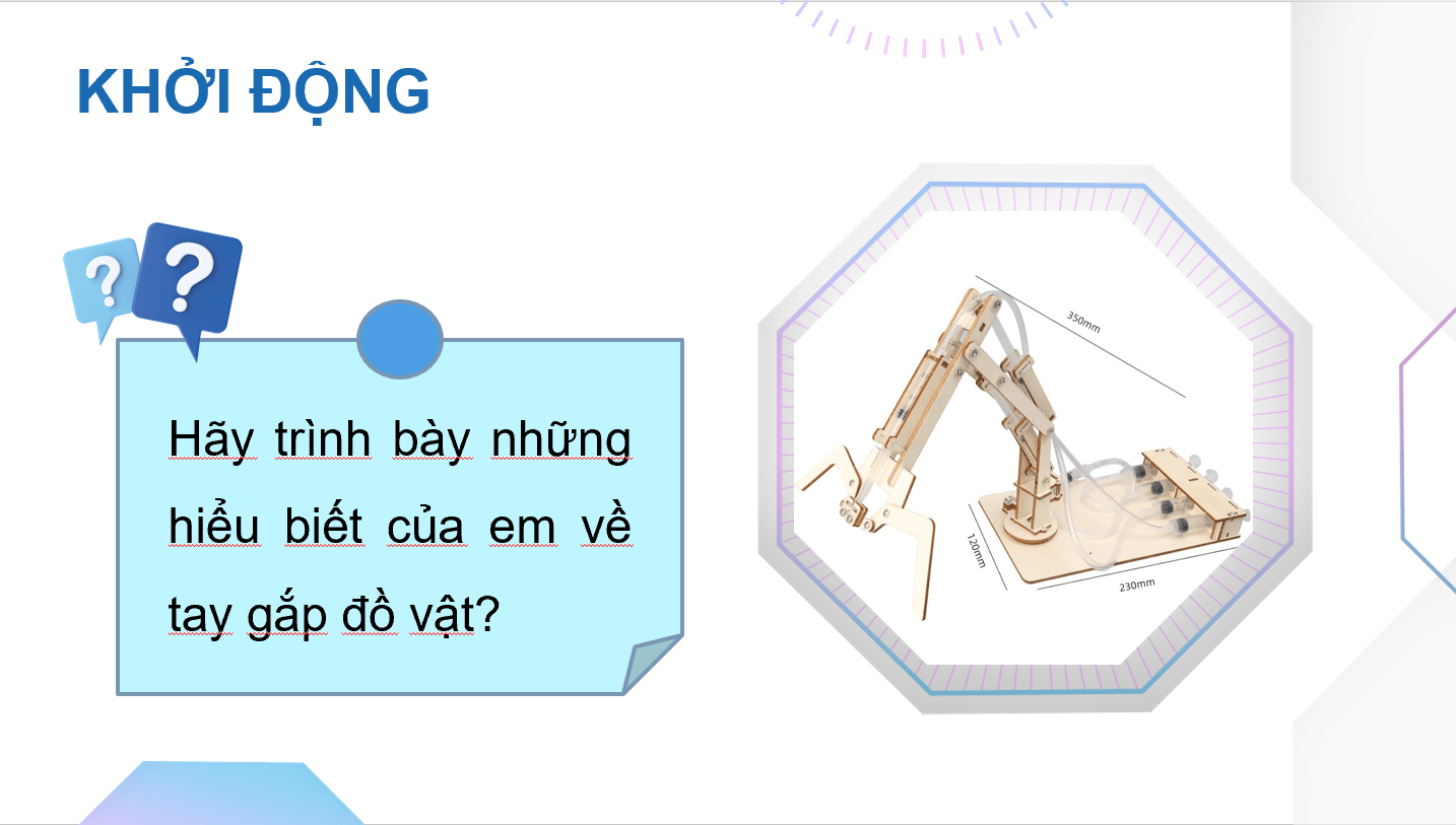 Giáo án điện tử Chuyên đề Công nghệ 11 Kết nối tri thức Bài 4: Dự án: Thiết kế và chế tạo tay gắp thuỷ lực | PPT Chuyên đề Công nghệ 11