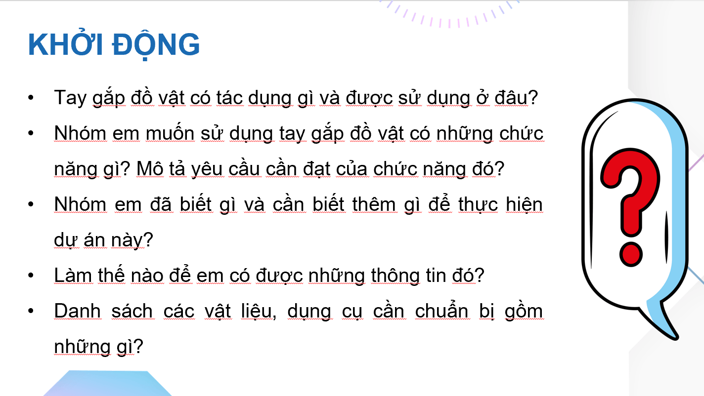 Giáo án điện tử Chuyên đề Công nghệ 11 Kết nối tri thức Bài 4: Dự án: Thiết kế và chế tạo tay gắp thuỷ lực | PPT Chuyên đề Công nghệ 11