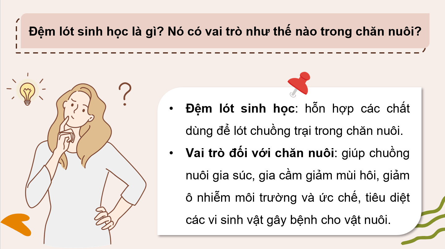 Giáo án điện tử Chuyên đề Công nghệ 11 Kết nối tri thức Bài 5: Ứng dụng công nghệ sinh học trong sản xuất đệm lót sinh học | PPT Chuyên đề Công nghệ 11