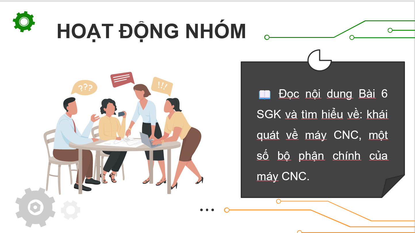 Giáo án điện tử Chuyên đề Công nghệ 11 Kết nối tri thức Bài 6: Cấu tạo của máy CNC | PPT Chuyên đề Công nghệ 11