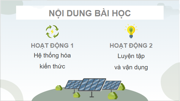 Giáo án điện tử Công nghệ 11 Kết nối tri thức Ôn tập chương 6 | PPT Công nghệ 11