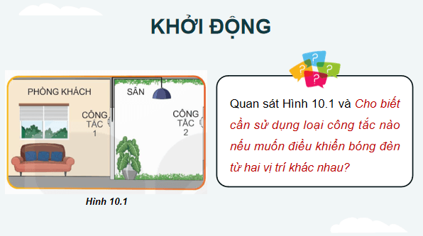 Giáo án điện tử Công nghệ 12 Kết nối tri thức Bài 10: Thiết kế và lắp đặt mạch điện điều khiển trong gia đình | PPT Công nghệ 12