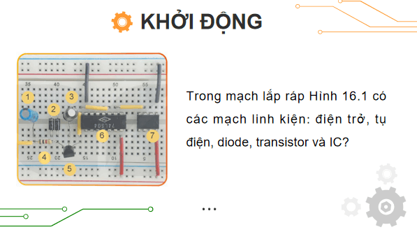 Giáo án điện tử Công nghệ 12 Kết nối tri thức Bài 16: Diode, transistor và mạch tích hợp IC | PPT Công nghệ 12