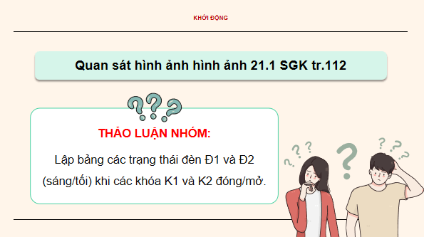 Giáo án điện tử Công nghệ 12 Kết nối tri thức Bài 21: Tín hiệu số và các cổng logic cơ bản | PPT Công nghệ 12