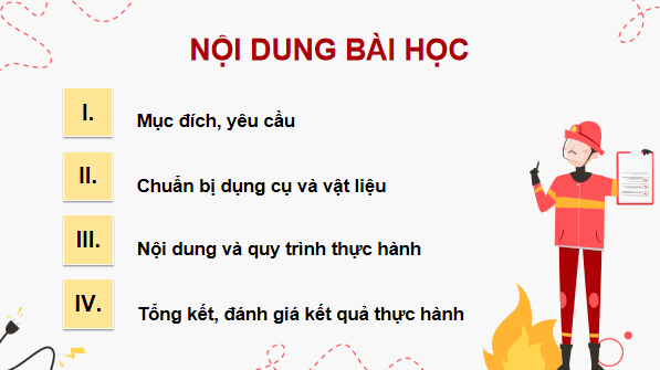Giáo án điện tử Công nghệ 12 Kết nối tri thức Bài 23: Thực hành: Lắp ráp, kiểm tra mạch báo cháy sử dụng các cổng logic cơ bản | PPT Công nghệ 12