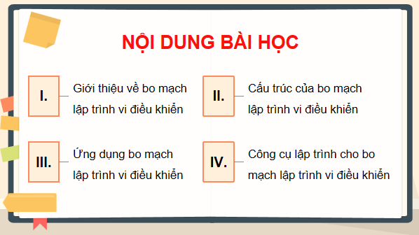 Giáo án điện tử Công nghệ 12 Kết nối tri thức Bài 25: Bo mạch lập trình vi điều khiển | PPT Công nghệ 12