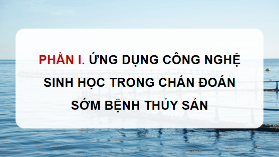 Giáo án điện tử Công nghệ 12 Kết nối tri thức Bài 25: Ứng dụng công nghệ sinh học trong phòng, trị bệnh thuỷ sản | PPT Công nghệ 12