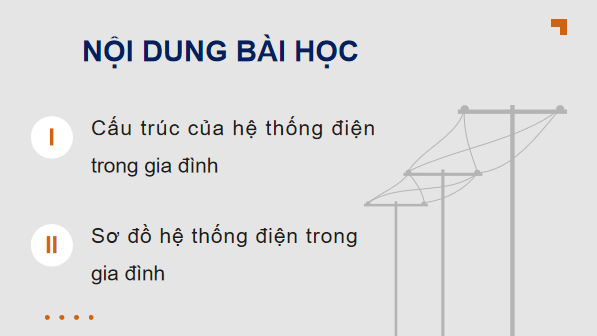 Giáo án điện tử Công nghệ 12 Kết nối tri thức Bài 8: Hệ thống điện trong gia đình | PPT Công nghệ 12