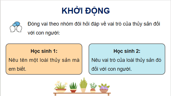 Giáo án điện tử Công nghệ 12 Kết nối tri thức Bài 8: Vai trò và triển vọng của thuỷ sản | PPT Công nghệ 12