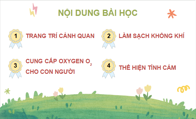 Giáo án điện tử Công nghệ lớp 4 Kết nối tri thức Bài 1: Lợi ích của hoa, cây cảnh đối với đời sống | PPT Công nghệ 4