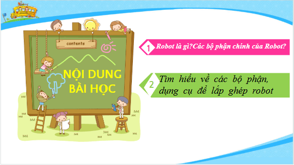 Giáo án điện tử Công nghệ lớp 4 Cánh diều Bài 10: Lắp ghép mô hình robot | PPT Công nghệ 4