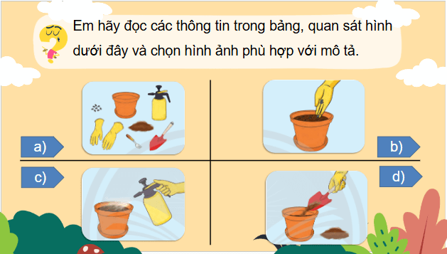 Giáo án điện tử Công nghệ lớp 4 Chân trời sáng tạo Bài 3: Gieo hạt và trồng hoa trong chậu | PPT Công nghệ 4