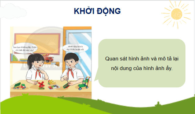 Giáo án điện tử Công nghệ lớp 4 Chân trời sáng tạo Bài 7: Em lắp ghép mô hình kĩ thuật | PPT Công nghệ 4