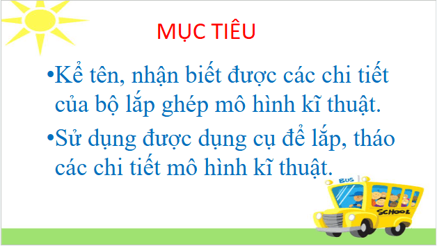 Giáo án điện tử Công nghệ lớp 4 Cánh diều Bài 8: Giới thiệu bộ lắp ghép mô hình kỹ thuật | PPT Công nghệ 4