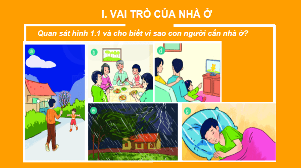 Giáo án điện tử Công nghệ 6 Kết nối tri thức Bài 1: Khái quát về nhà ở | PPT Công nghệ 6