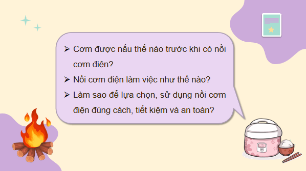 Giáo án điện tử Công nghệ 6 Kết nối tri thức Bài 12: Nồi cơm điện | PPT Công nghệ 6