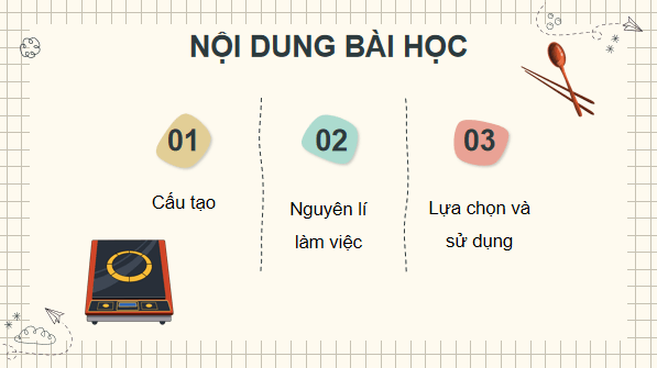 Giáo án điện tử Công nghệ 6 Kết nối tri thức Bài 13: Bếp hồng ngoại | PPT Công nghệ 6
