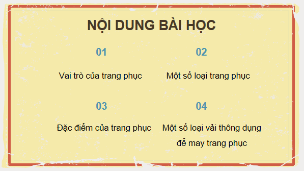 Giáo án điện tử Công nghệ 6 Kết nối tri thức Bài 7: Trang phục trong đời sống | PPT Công nghệ 6